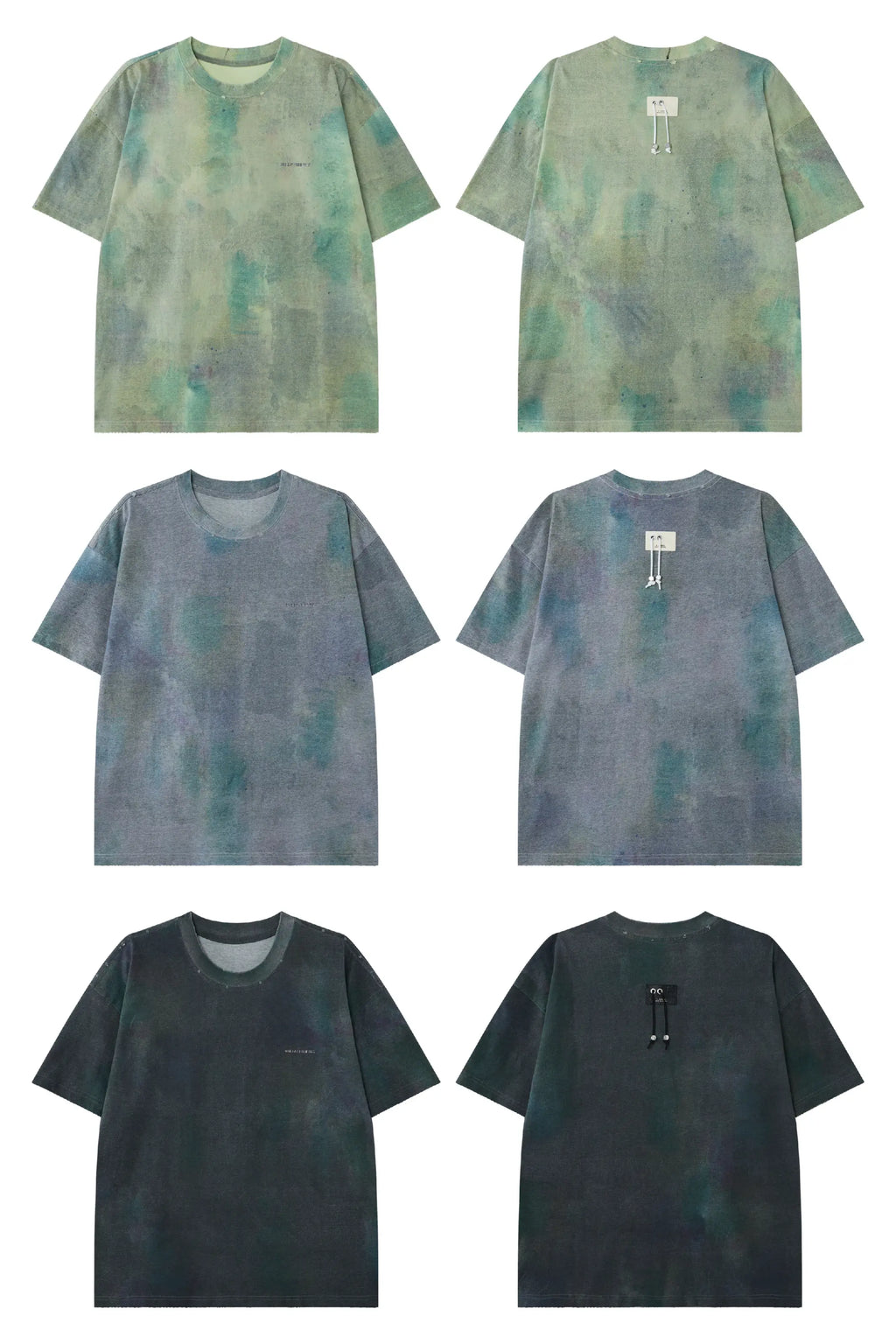 SOPNRANE Utility Cord Oversized Tee – Washed Minimal Streetwear T-Shirt