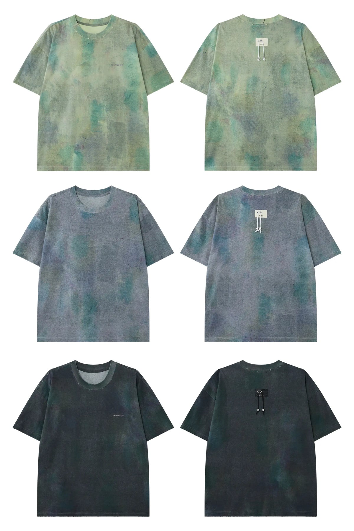 SOPNRANE Utility Cord Oversized Tee – Washed Minimal Streetwear T-Shirt