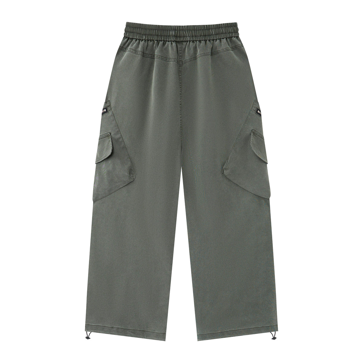 After Dark Women’s Washed Black Cargo Pants – Relaxed Wide-Leg Utility Streetwear Pants with Drawstring Waist (Copy)