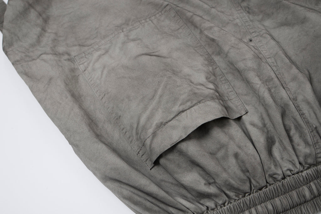 Concrete Rush Women’s Distressed Cargo Pants – Washed Gray Baggy Wide-Leg Utility Pants with Zipper Pockets