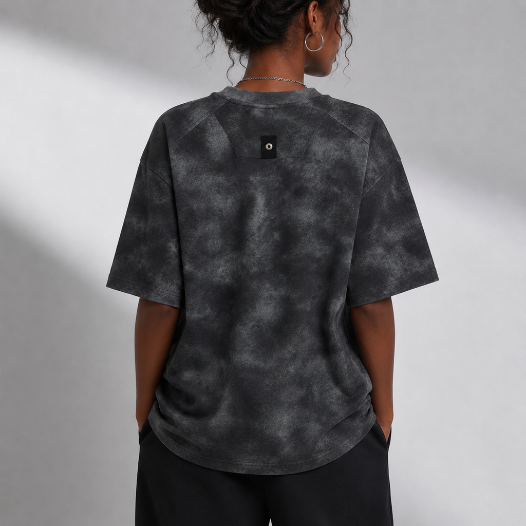 Axiom Utility Patch Tee – Acid Wash Streetwear T-Shirt
