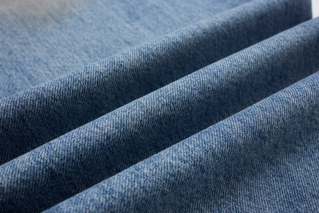Vintage Wash Straight Leg Jeans – Distressed Relaxed Fit Denim