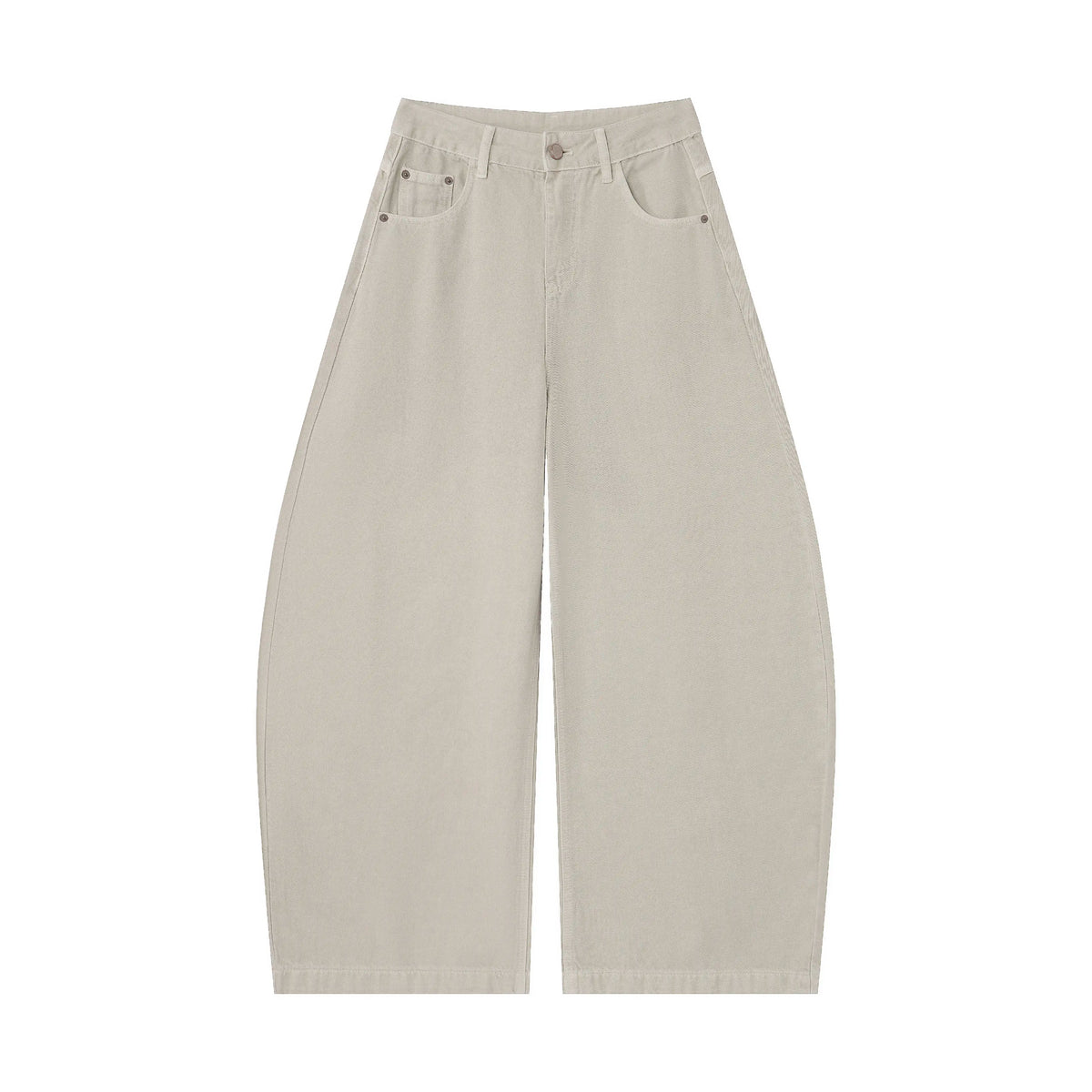 Essential Wide-Leg Jeans – Minimal Loose Fit Jeans