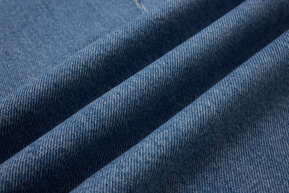 Vintage Wash Barrel Jeans – Panel Detail Wide Leg Denim