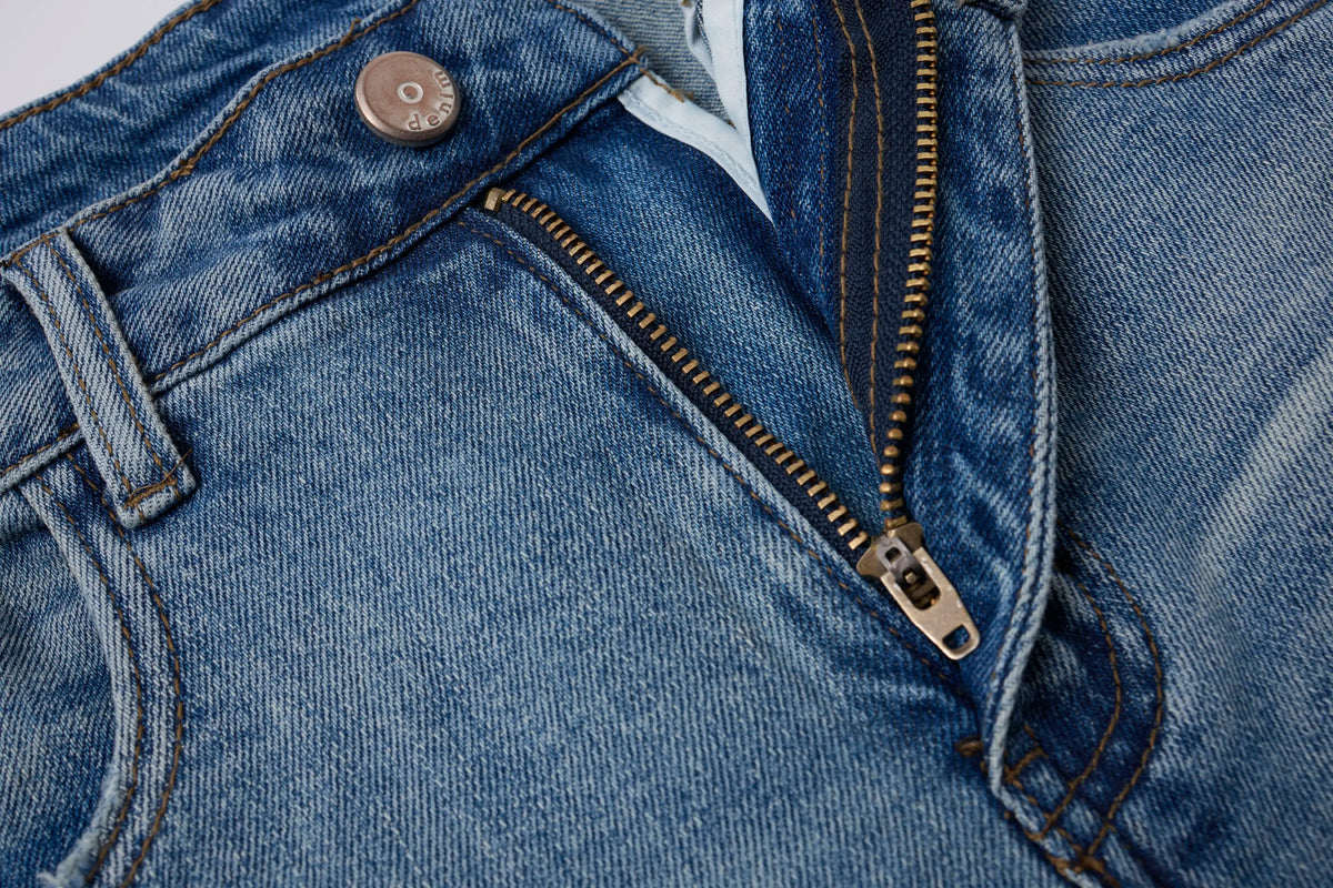 Vintage Washed Baggy Barrel Jeans – Relaxed Fit Denim