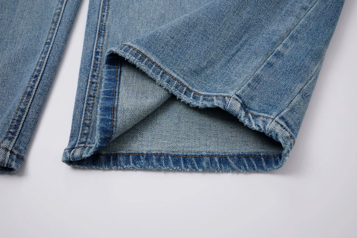 Vintage Washed Baggy Barrel Jeans – Relaxed Fit Denim