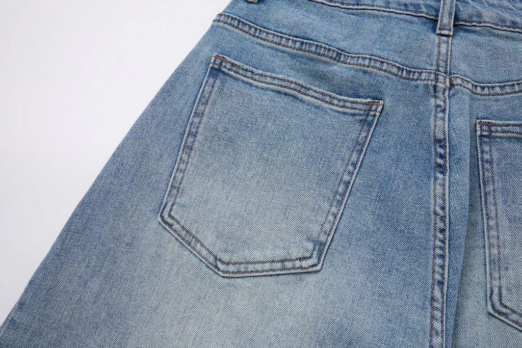 Vintage Washed Baggy Barrel Jeans – Relaxed Fit Denim