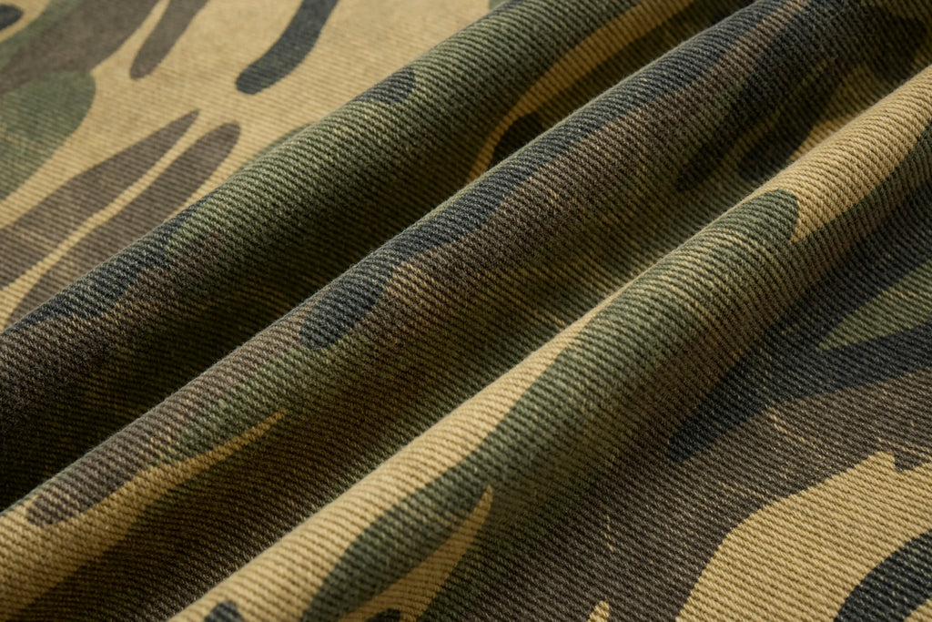 Raw Camo Cargo Pants – Distressed Wide-Leg Utility Trousers