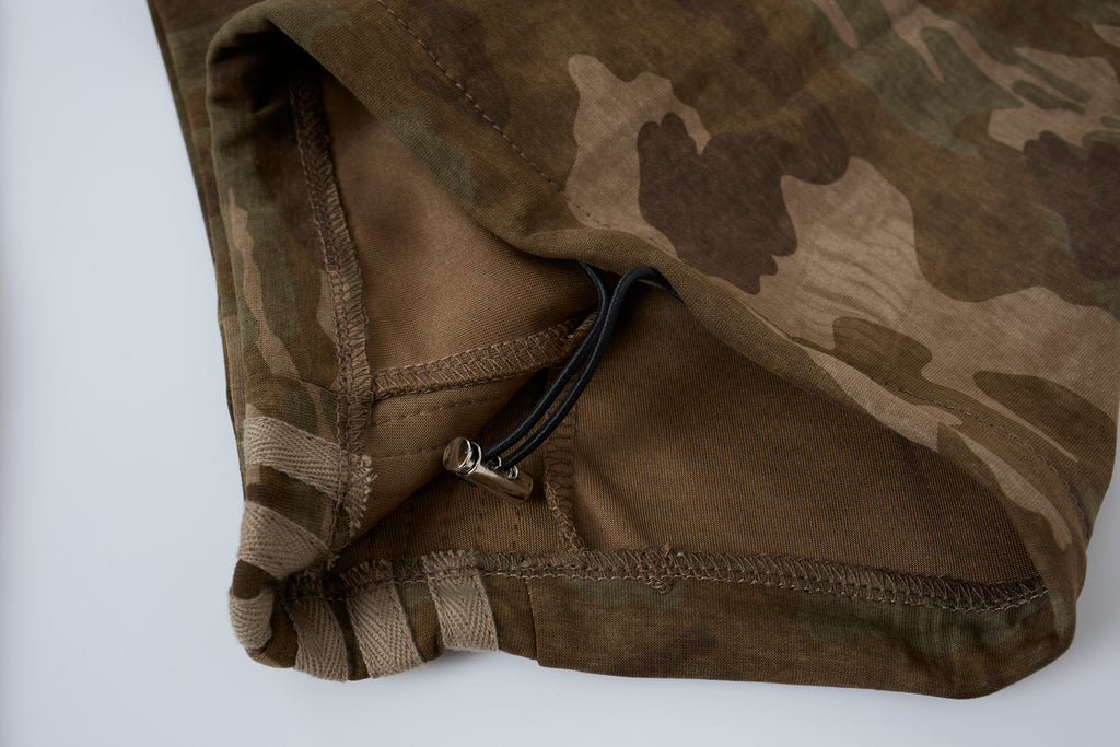 Aqua Recon Women’s Camo Track Pants – Baggy Barrel-Leg Streetwear Pants with Triple Side Stripes