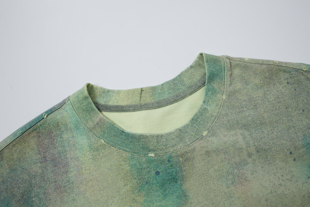 Women’s Slate Mineral-Wash Oversized T-Shirt – Elevated Minimalist Streetwear Tee
