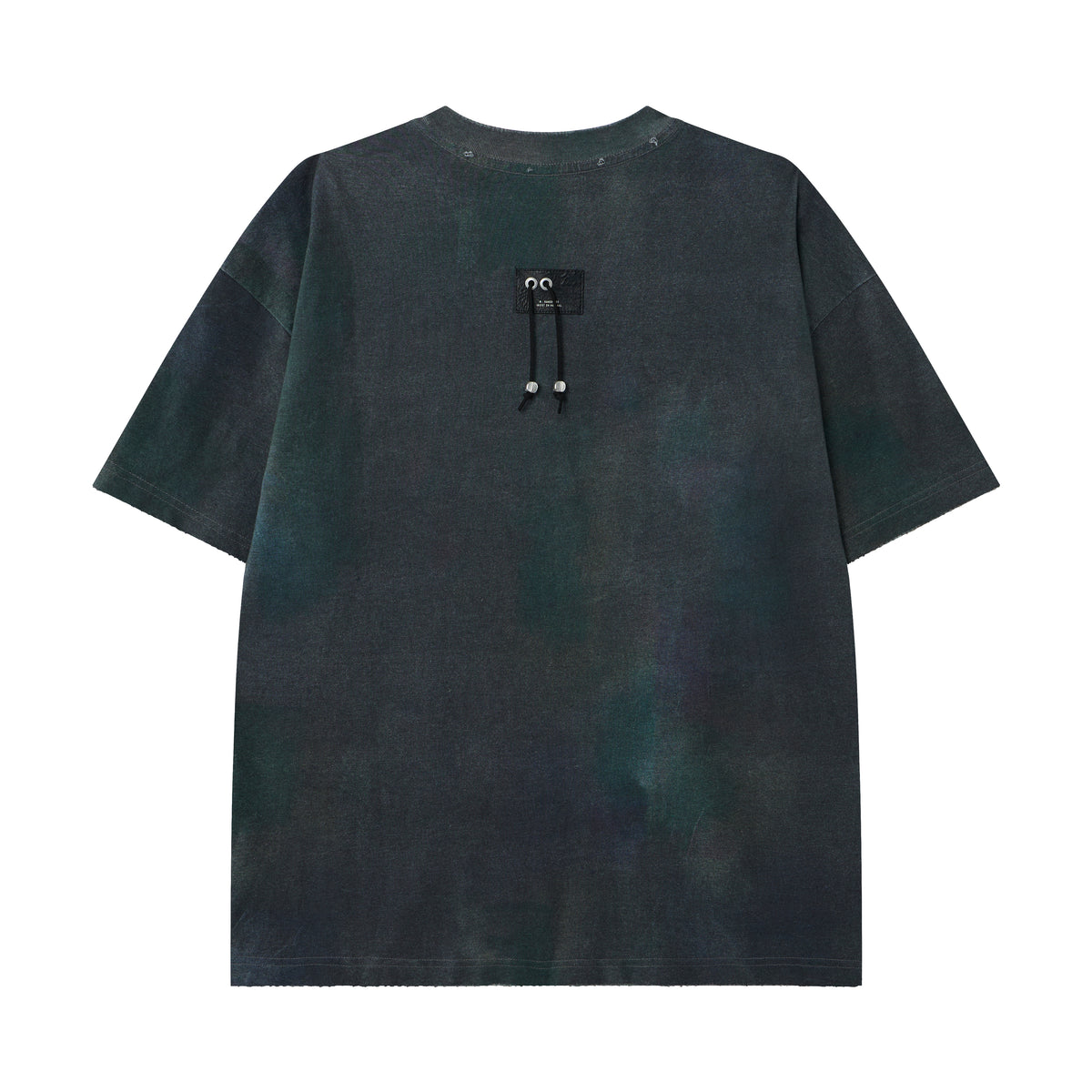 SOPNRANE Utility Cord Oversized Tee – Washed Minimal Streetwear T-Shirt