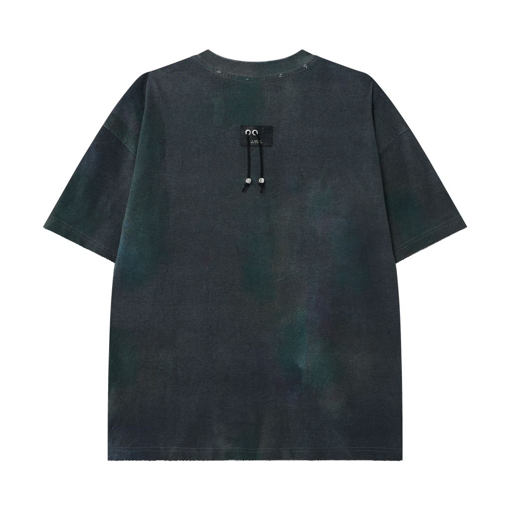 Women’s Slate Mineral-Wash Oversized T-Shirt – Elevated Minimalist Streetwear Tee