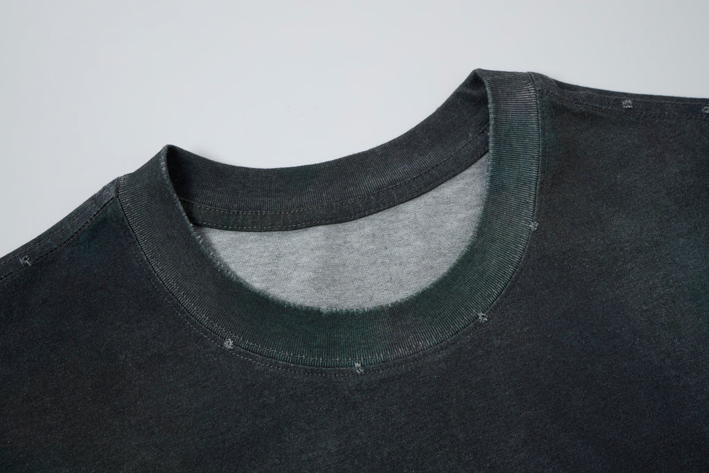 Women’s Slate Mineral-Wash Oversized T-Shirt – Elevated Minimalist Streetwear Tee