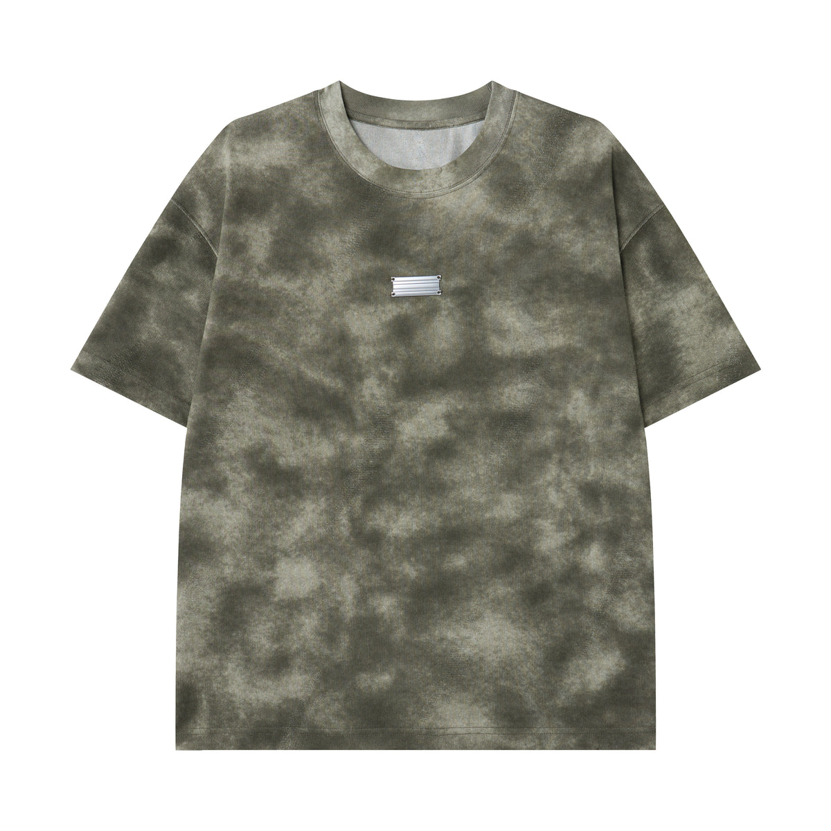Axiom Utility Patch Tee – Acid Wash Streetwear T-Shirt
