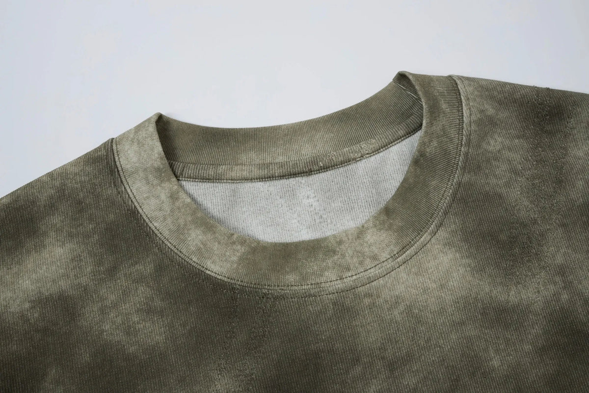 Axiom Utility Patch Tee – Acid Wash Streetwear T-Shirt