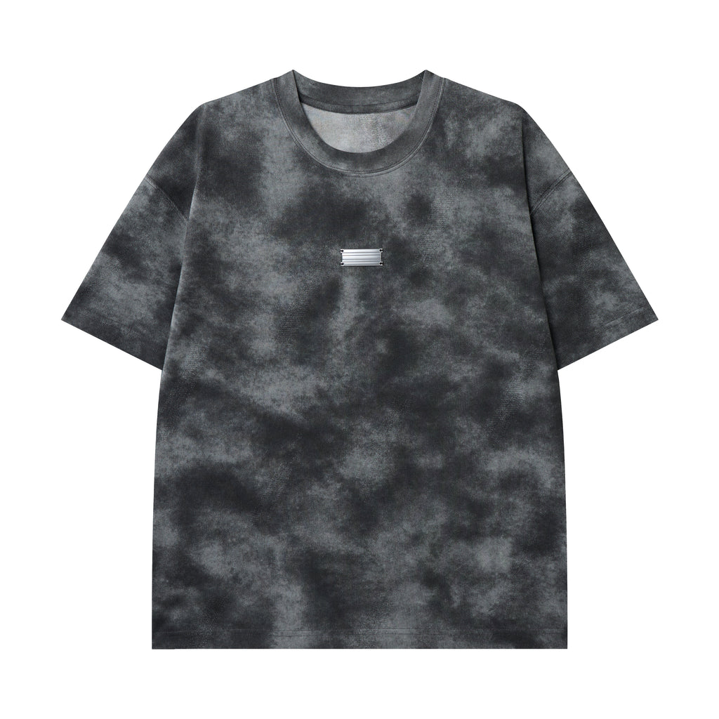 Axiom Utility Patch Tee – Acid Wash Streetwear T-Shirt