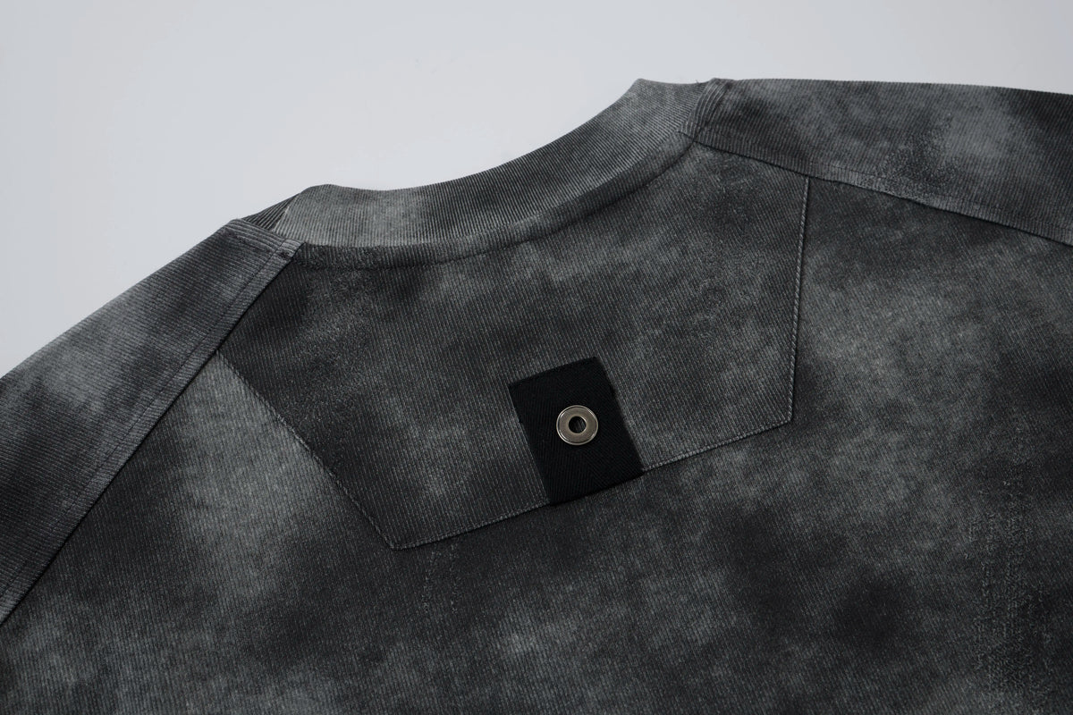 Axiom Utility Patch Tee – Acid Wash Streetwear T-Shirt