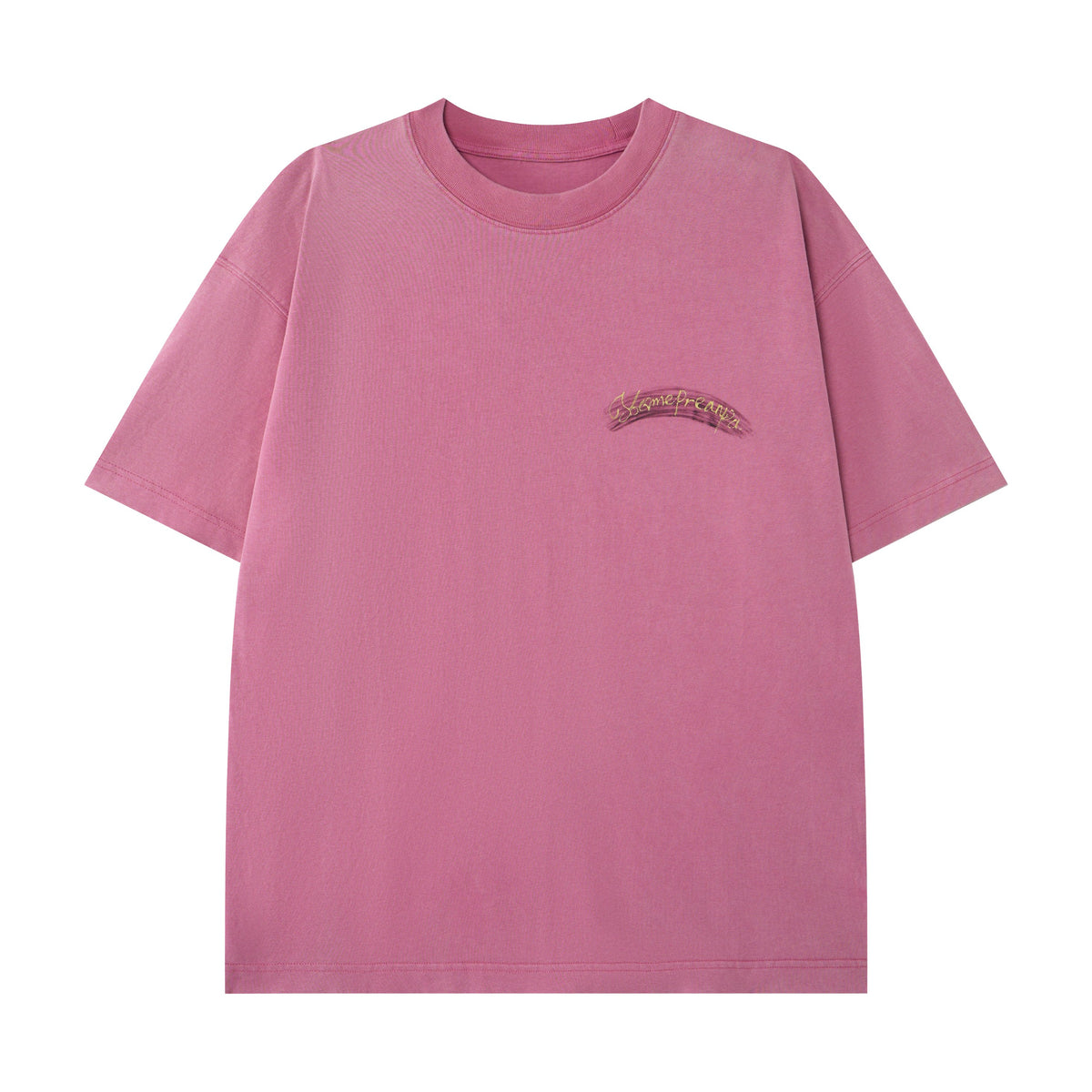 Sullaerole Arc Graphic Oversized T-Shirt – Vintage Washed Streetwear Tee