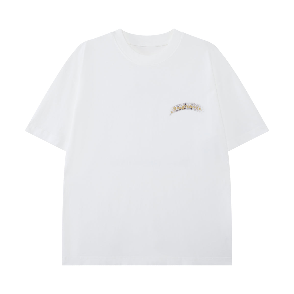 Women’s Dusty Rose Oversized T-Shirt with Small Embroidered Script, Crew Neck Drop Shoulder Short Sleeve Tee, Relaxed Casual Streetwear Top for Summer