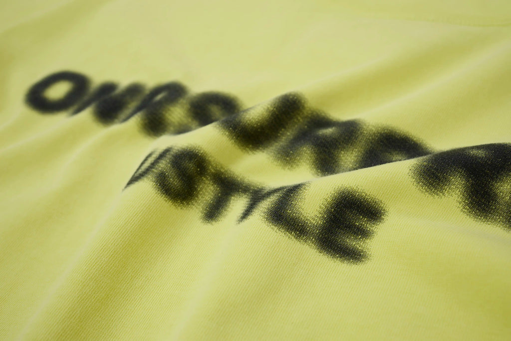 ONRSURPRISE Blur Logo Tee – Neon Street Graphic Oversized T-Shirt