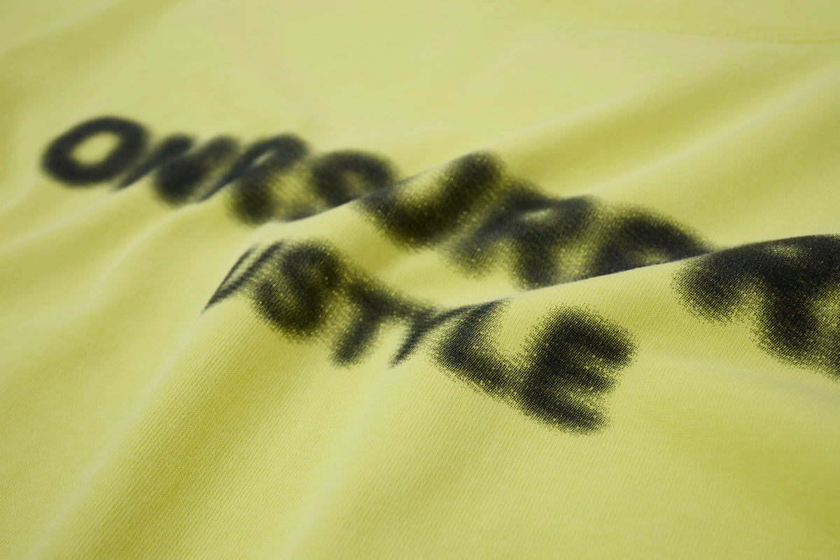 ONRSURPRISE Blur Logo Tee – Neon Street Graphic Oversized T-Shirt