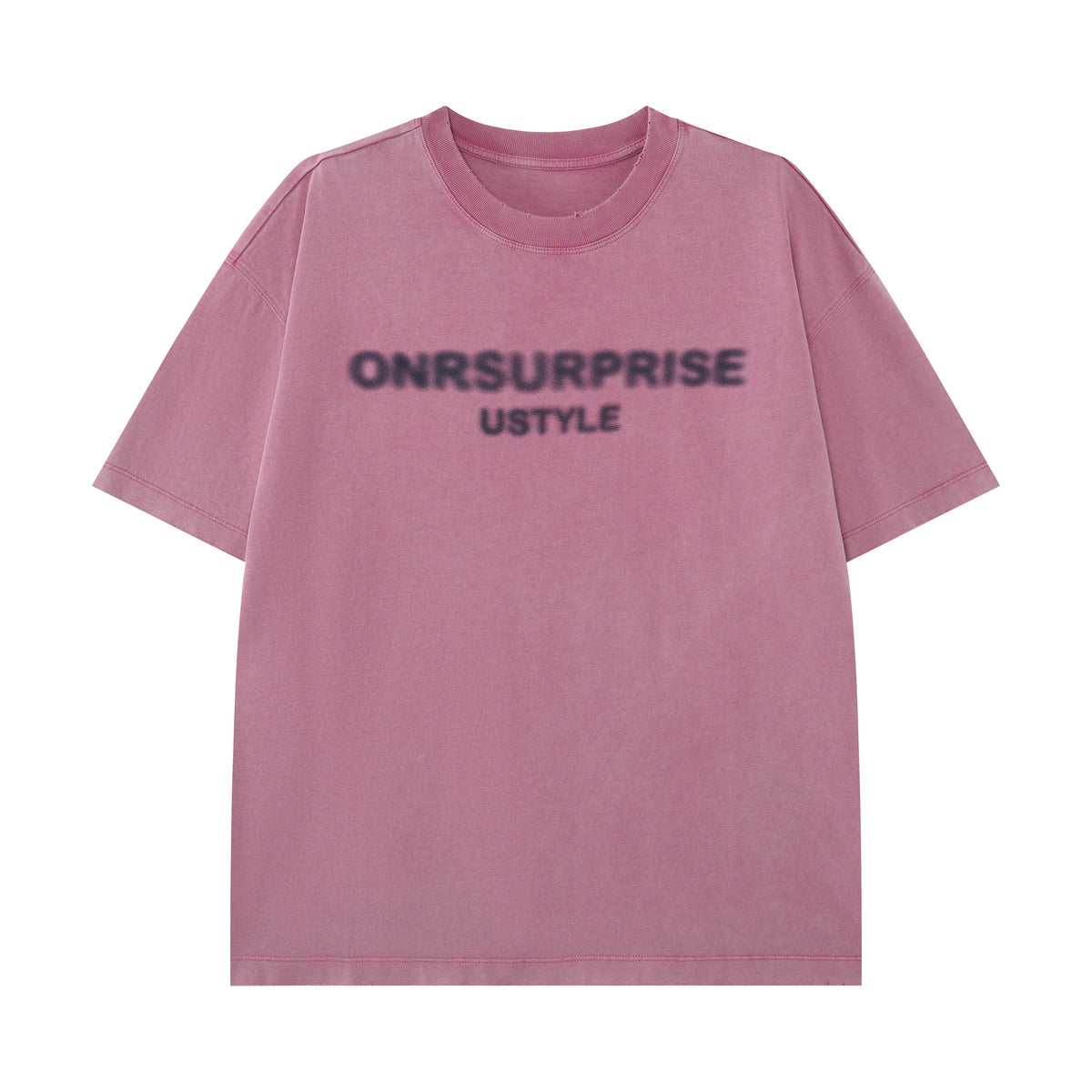 Women’s Washed Dusty Rose Graphic T-Shirt – Relaxed Elevated Streetwear Tee