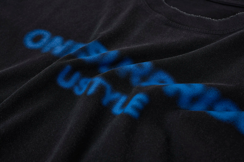 ONRSURPRISE Blur Logo Tee – Neon Street Graphic Oversized T-Shirt