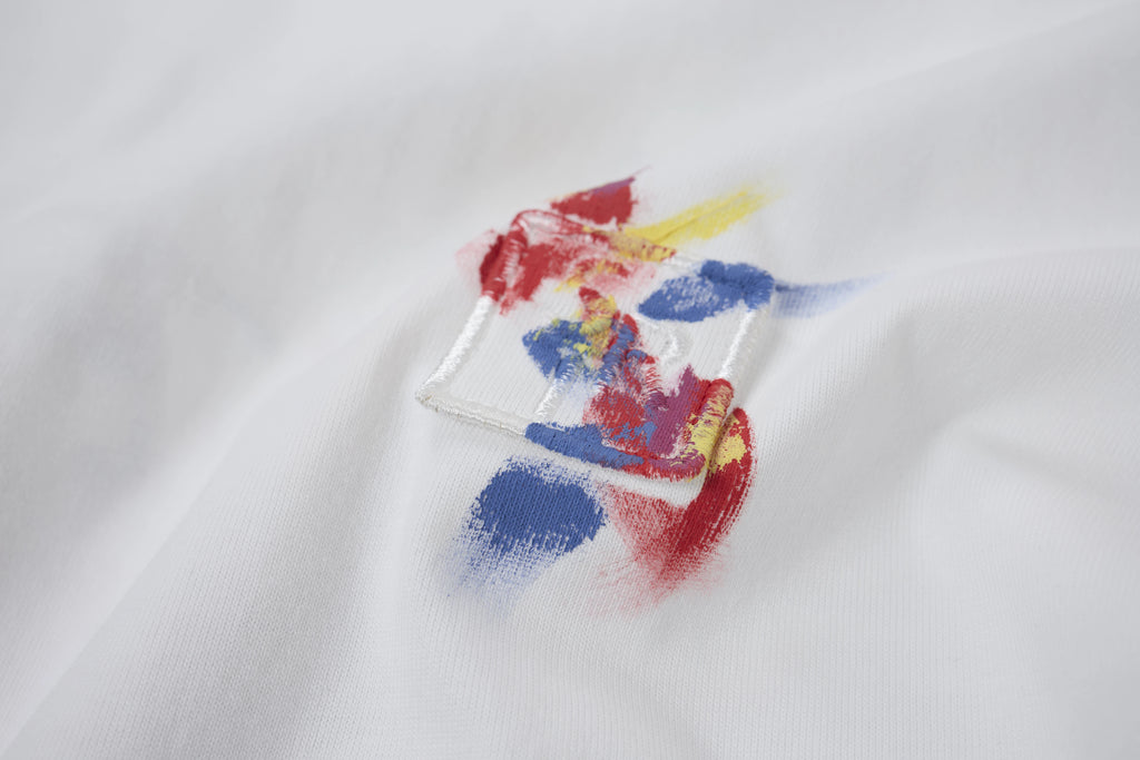 Wildflower Graphic Tee – Abstract Floral Streetwear T-Shirt