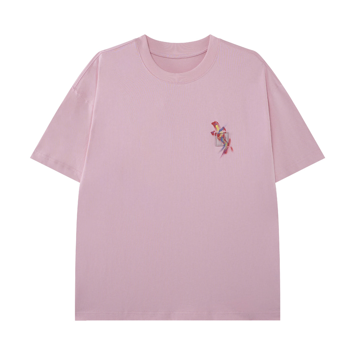 Wildflower Graphic Tee – Abstract Floral Streetwear T-Shirt