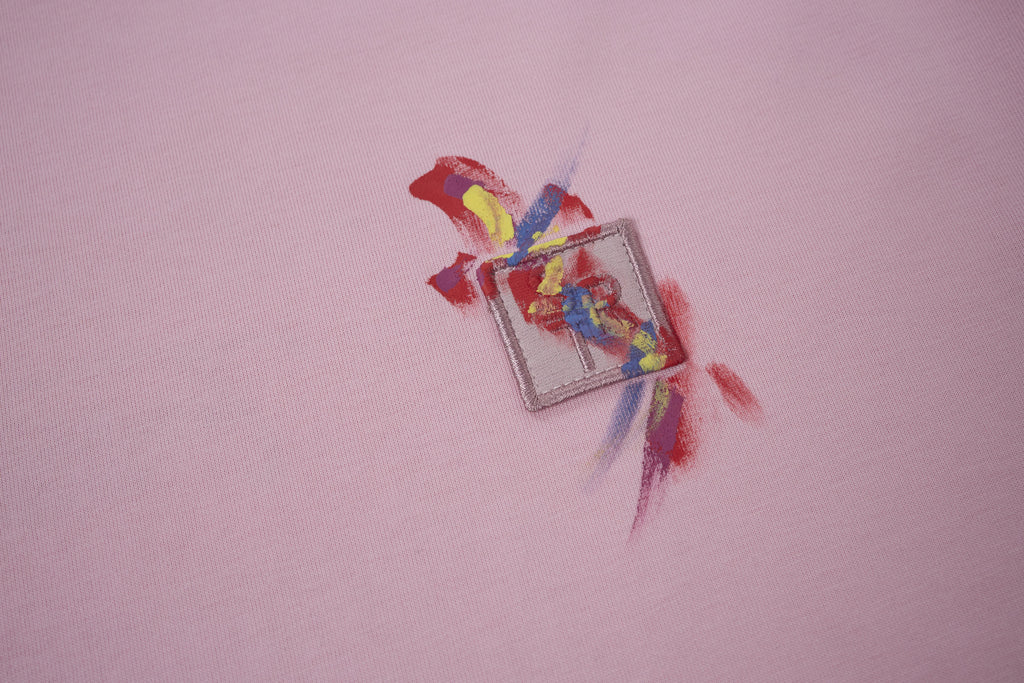 Wildflower Graphic Tee – Abstract Floral Streetwear T-Shirt