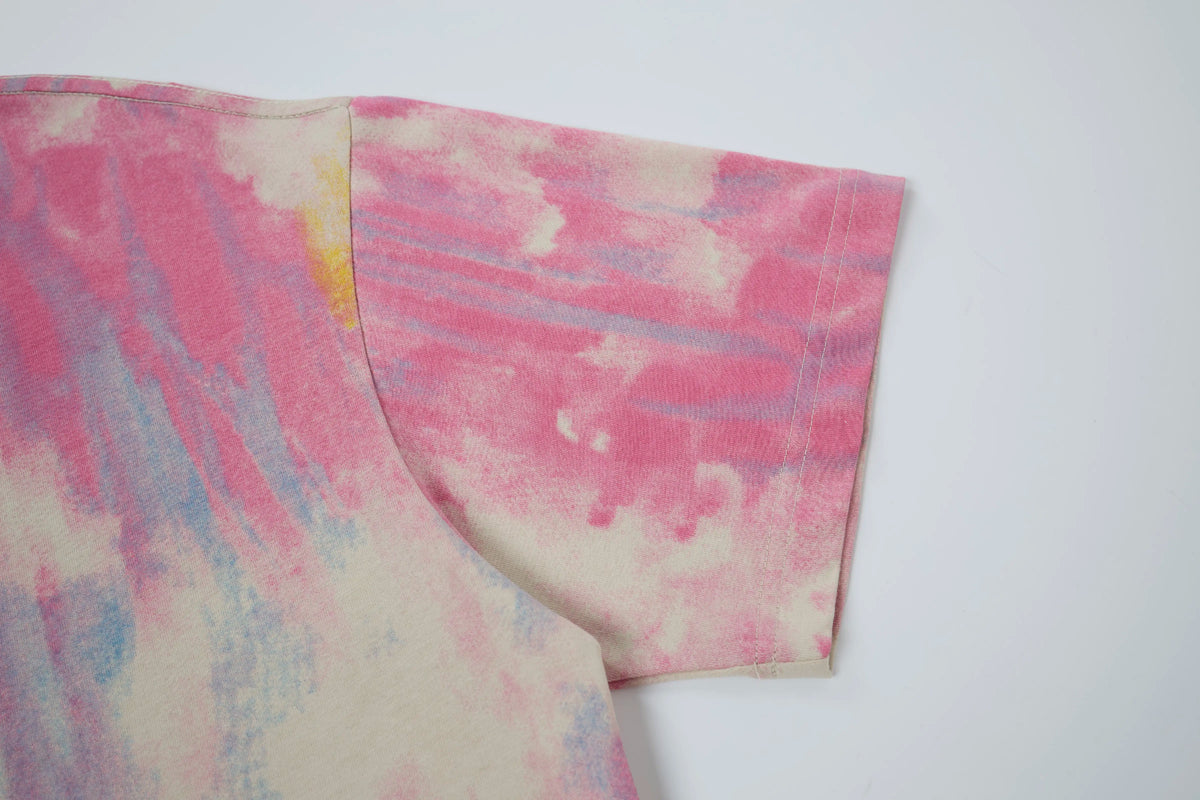 Cloud Wash IKERS Tee – Candy Color Oversized T-Shirt