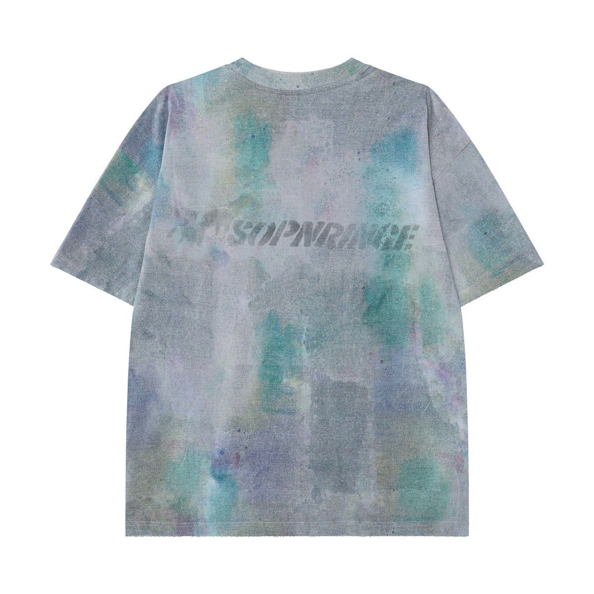 SOPNRANE Mist Wash Oversized T-Shirt – Vintage Fade Graphic Tee