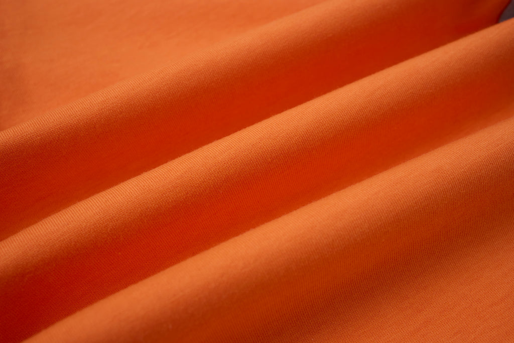 Women’s Retro Orange Striped Wide-Leg Track Pants with Adjustable Cinch Hems
