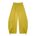 2026 New Arrival Mustard Yellow American‑Style Side‑Striped Casual Pants for Women, Trendy Spliced Draping Wide‑Leg Sweatpants