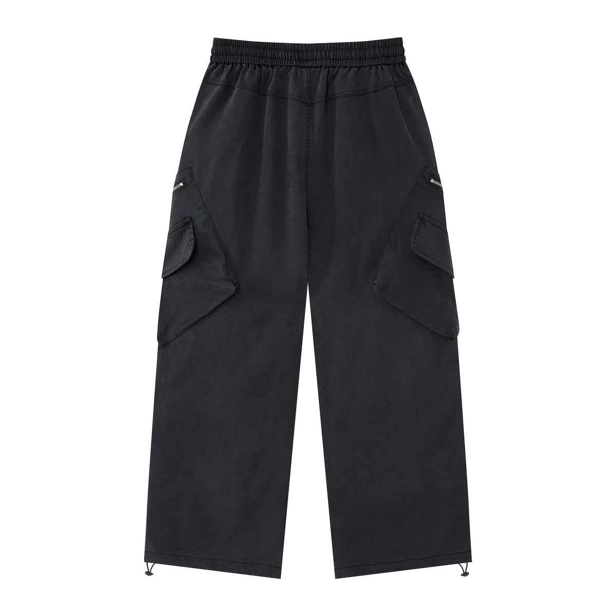 After Dark Women’s Washed Black Cargo Pants – Relaxed Wide-Leg Utility Streetwear Pants with Drawstring Waist (Copy)
